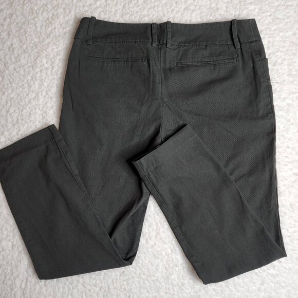 Massimo‎ Pants Casual Womens Size 10 fit 3 Stretch Grey Straight Leg Flat Front - Picture 7 of 12